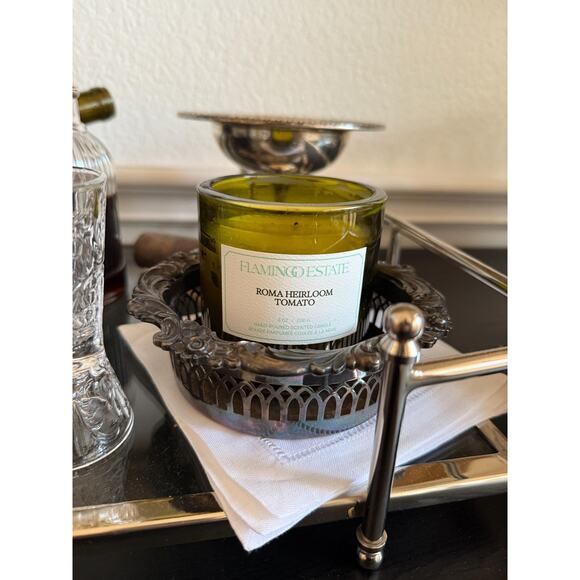 Vintage Silver Wine Bottle Coaster - Picture 5 of 5